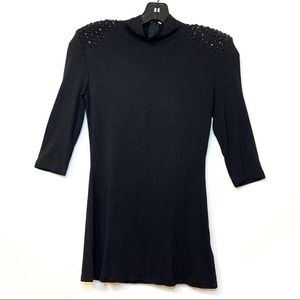 Forever 21 Mock Neck Fitted Sequin Top